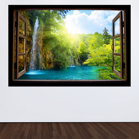 Vinilo Adhesivo Decorativo trampantojo 3D - Cascada