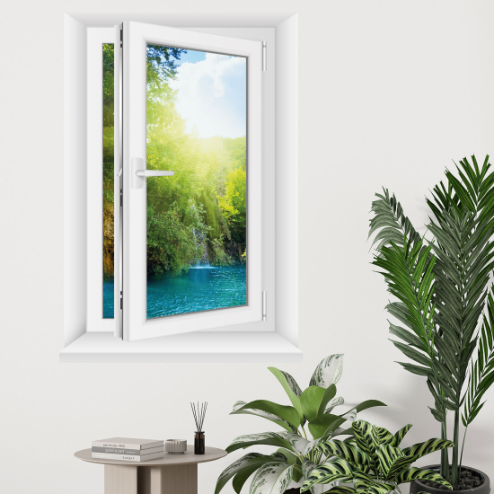 Vinilo Adhesivo Decorativo trampantojo 3D - Cascada