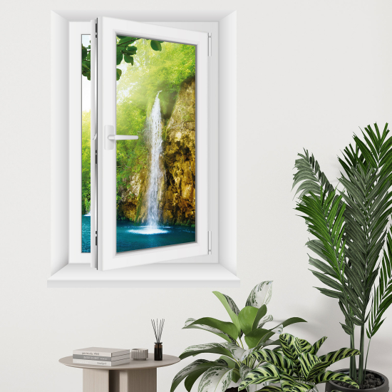 Vinilo Adhesivo Decorativo trampantojo 3D - Cascada