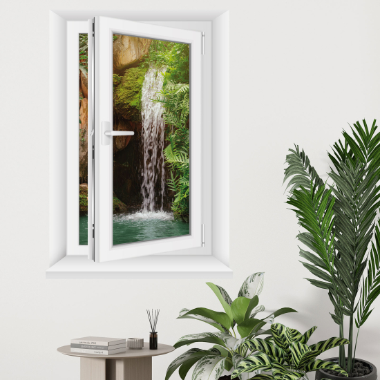 Vinilo Adhesivo Decorativo trampantojo 3D - Cascada