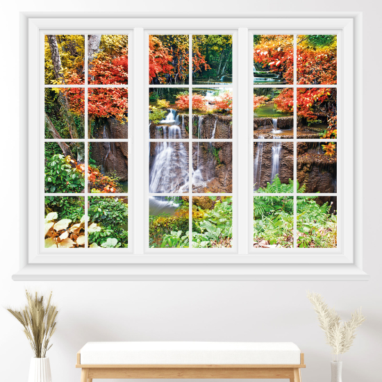 Vinilo Adhesivo Decorativo trampantojo 3D - Cascada