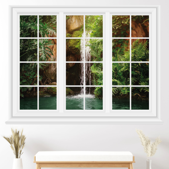 Vinilo Adhesivo Decorativo trampantojo 3D - Cascada