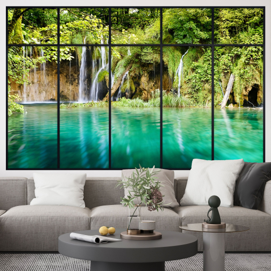 Vinilo Adhesivo Decorativo trampantojo 3D - Cascadas
