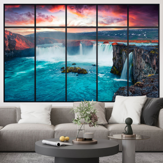 Vinilo Adhesivo Decorativo trampantojo 3D - Cascadas