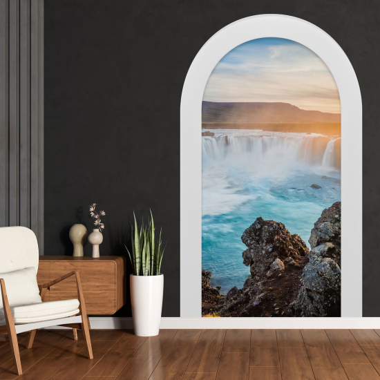 Vinilo Adhesivo Decorativo trampantojo 3D - Cascadas