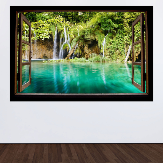 Vinilo Adhesivo Decorativo trampantojo 3D - Cascadas