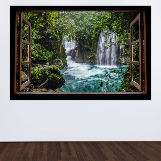 Vinilo Adhesivo Decorativo trampantojo 3D - Cascadas