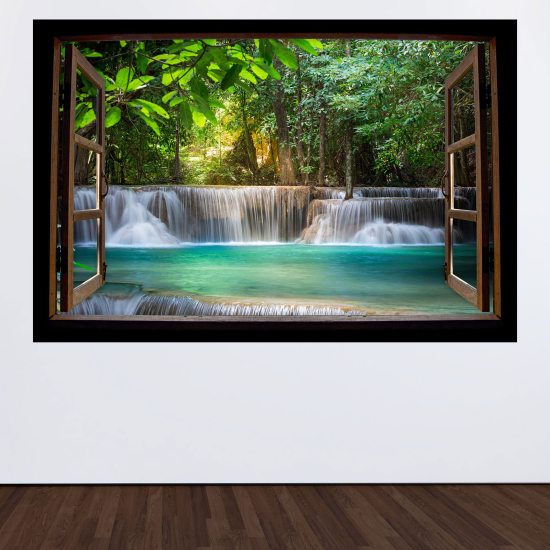 Vinilo Adhesivo Decorativo trampantojo 3D - Cascadas