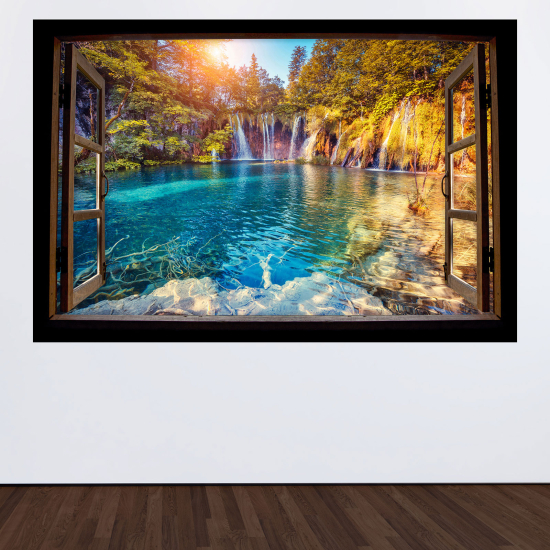 Vinilo Adhesivo Decorativo trampantojo 3D - Cascadas