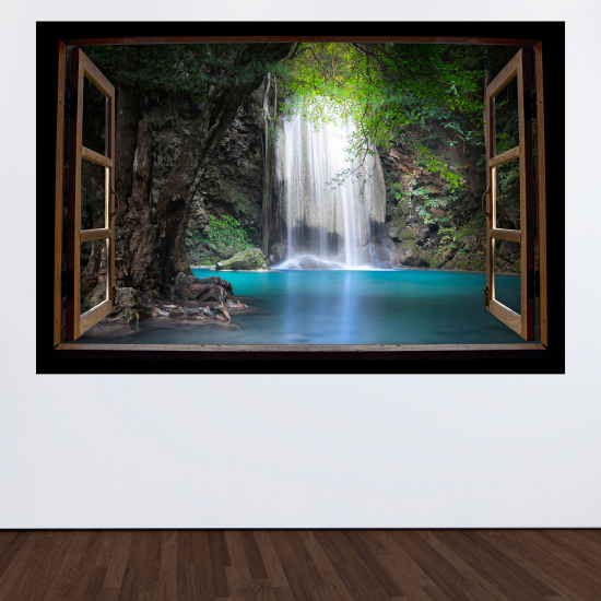 Vinilo Adhesivo Decorativo trampantojo 3D - Cascadas