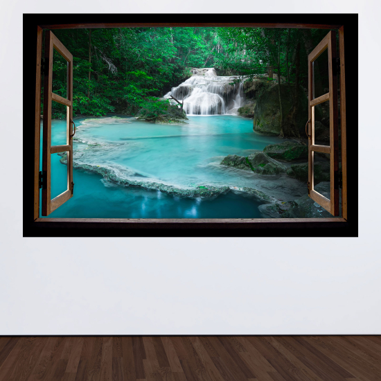 Vinilo Adhesivo Decorativo trampantojo 3D - Cascadas