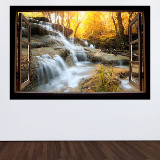 Vinilo Adhesivo Decorativo trampantojo 3D - Cascadas