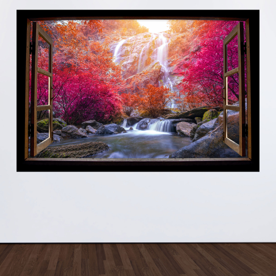 Vinilo Adhesivo Decorativo trampantojo 3D - Cascadas