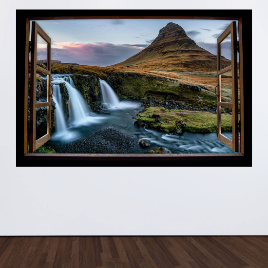 Vinilo Adhesivo Decorativo trampantojo 3D - Cascadas