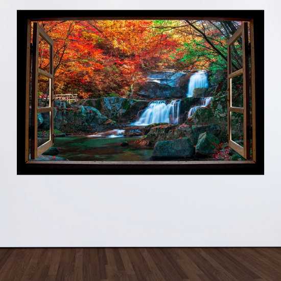 Vinilo Adhesivo Decorativo trampantojo 3D - Cascadas