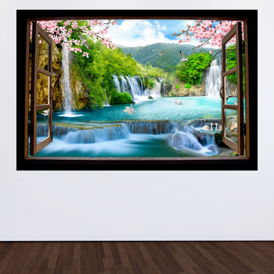 Vinilo Adhesivo Decorativo trampantojo 3D - Cascadas