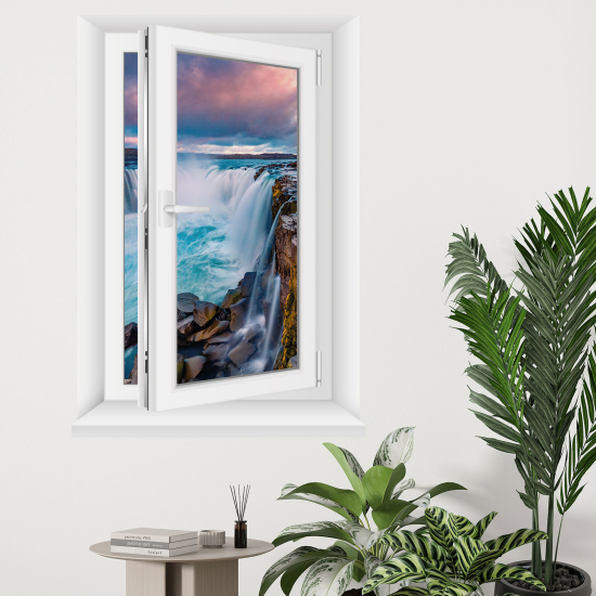 Vinilo Adhesivo Decorativo trampantojo 3D - Cascadas