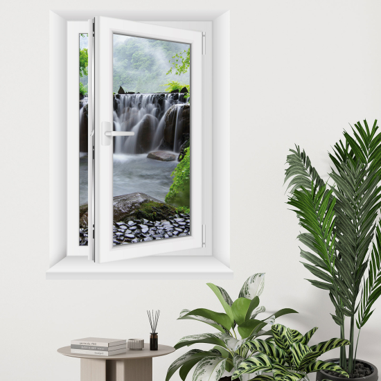 Vinilo Adhesivo Decorativo trampantojo 3D - Cascadas
