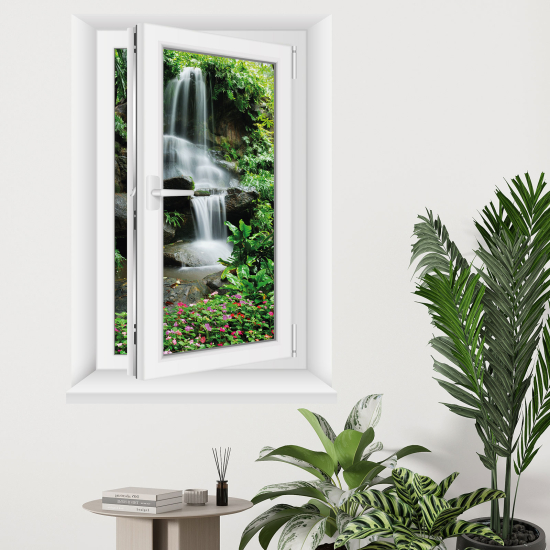 Vinilo Adhesivo Decorativo trampantojo 3D - Cascadas