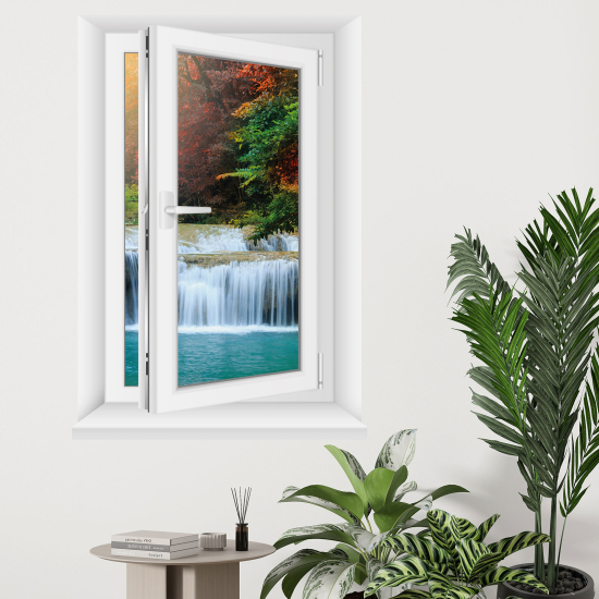 Vinilo Adhesivo Decorativo trampantojo 3D - Cascadas