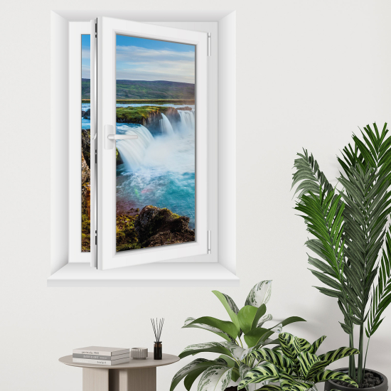 Vinilo Adhesivo Decorativo trampantojo 3D - Cascadas
