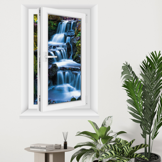 Vinilo Adhesivo Decorativo trampantojo 3D - Cascadas