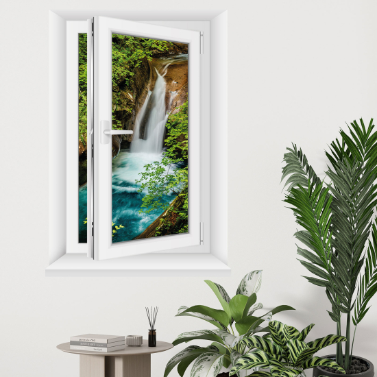 Vinilo Adhesivo Decorativo trampantojo 3D - Cascadas