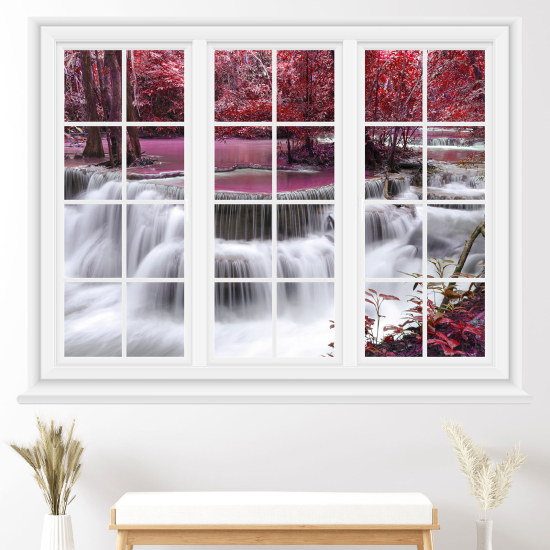 Vinilo Adhesivo Decorativo trampantojo 3D - Cascadas