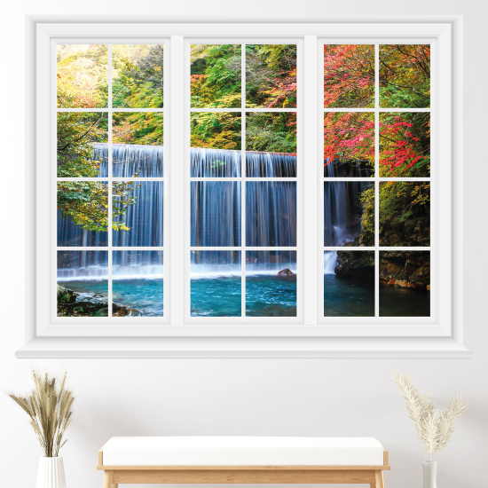 Vinilo Adhesivo Decorativo trampantojo 3D - Cascadas