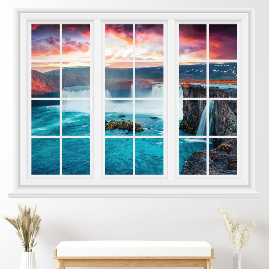 Vinilo Adhesivo Decorativo trampantojo 3D - Cascadas