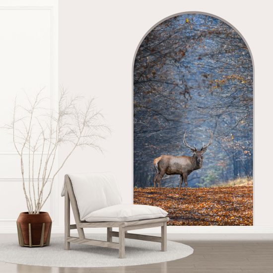 Vinilo Adhesivo Decorativo trampantojo 3D - Ciervo