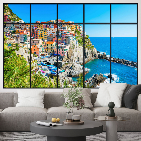 Vinilo Adhesivo Decorativo trampantojo 3D - Cinque Terre