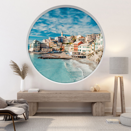 Vinilo Adhesivo Decorativo trampantojo 3D - Ciudad
