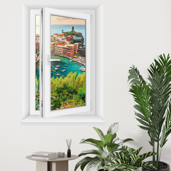 Vinilo Adhesivo Decorativo trampantojo 3D - Ciudad