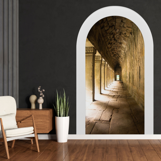 Vinilo Adhesivo Decorativo trampantojo 3D - Columnata