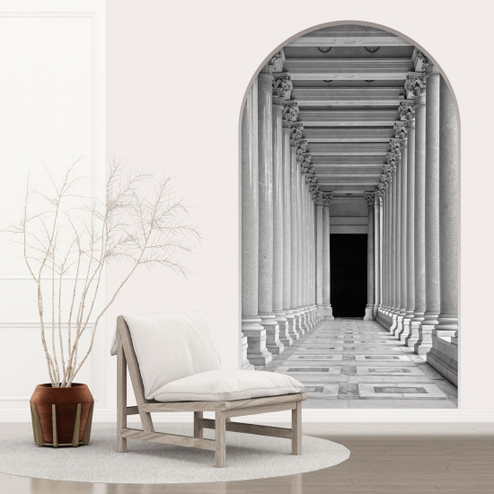 Vinilo Adhesivo Decorativo trampantojo 3D - Columnata