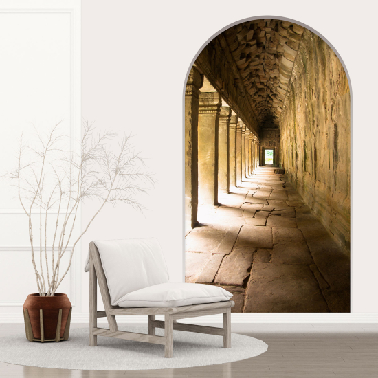 Vinilo Adhesivo Decorativo trampantojo 3D - Columnata