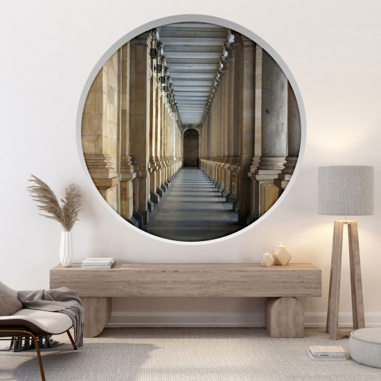 Vinilo Adhesivo Decorativo trampantojo 3D - Columnata