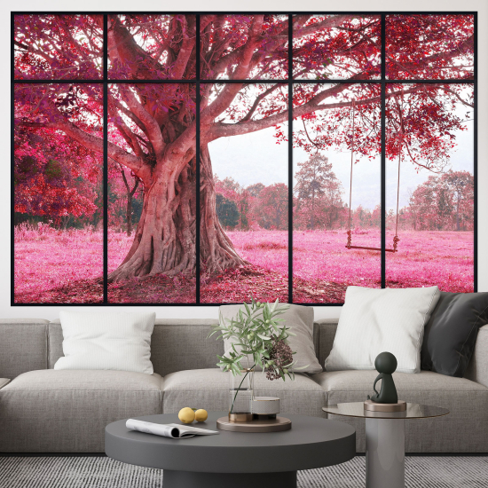 Vinilo Adhesivo Decorativo trampantojo 3D - Columpio de Árbol
