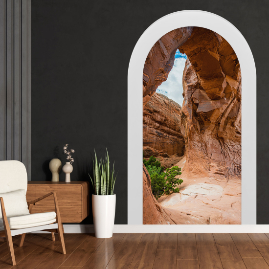Vinilo Adhesivo Decorativo trampantojo 3D - Cueva