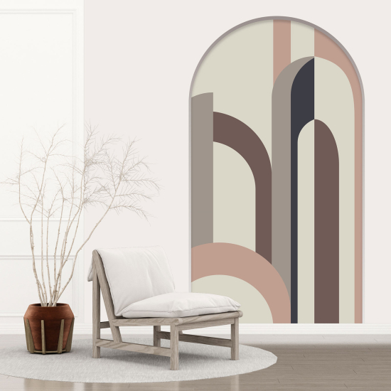 Vinilo Adhesivo Decorativo trampantojo 3D - Diseño de arcos
