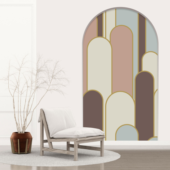 Vinilo Adhesivo Decorativo trampantojo 3D - Diseño de arcos