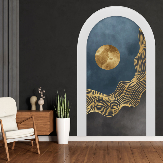 Vinilo Adhesivo Decorativo trampantojo 3D - Diseño de Luna