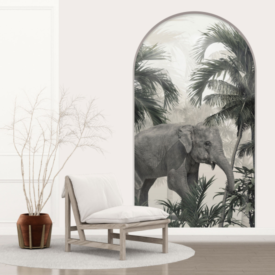 Vinilo Adhesivo Decorativo trampantojo 3D - Elefante