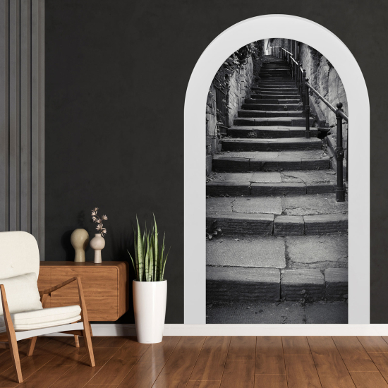 Vinilo Adhesivo Decorativo trampantojo 3D - Escaleras