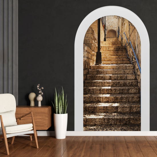 Vinilo Adhesivo Decorativo trampantojo 3D - Escaleras