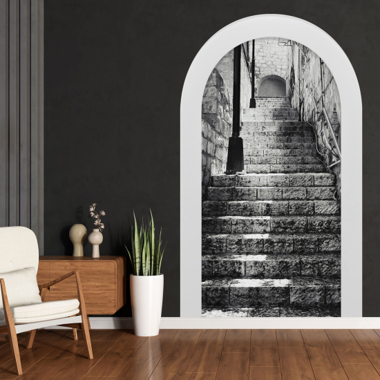 Vinilo Adhesivo Decorativo trampantojo 3D - Escaleras