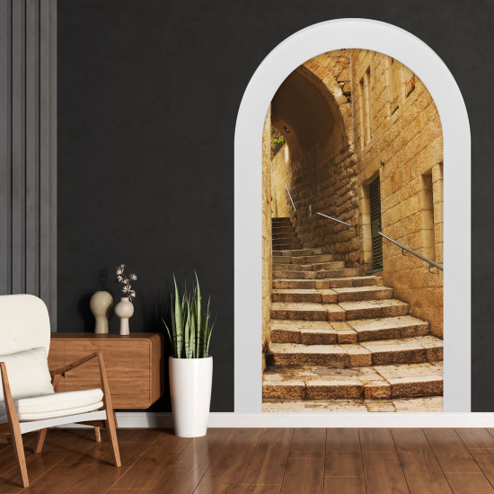 Vinilo Adhesivo Decorativo trampantojo 3D - Escaleras