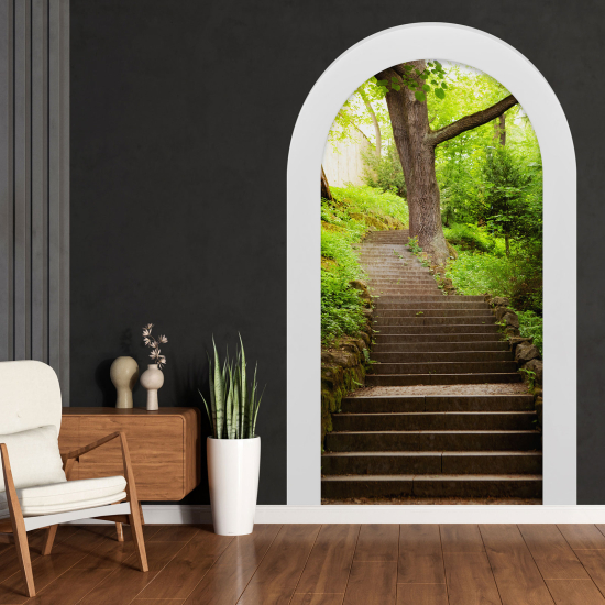Vinilo Adhesivo Decorativo trampantojo 3D - Escaleras