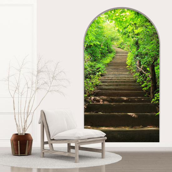 Vinilo Adhesivo Decorativo trampantojo 3D - Escaleras